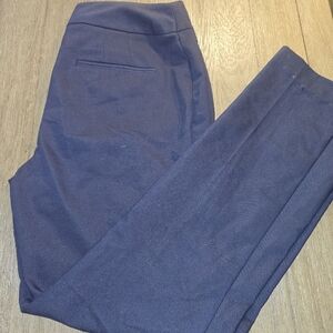 Chico's Size 6 So Slimming Navy Blue Pants